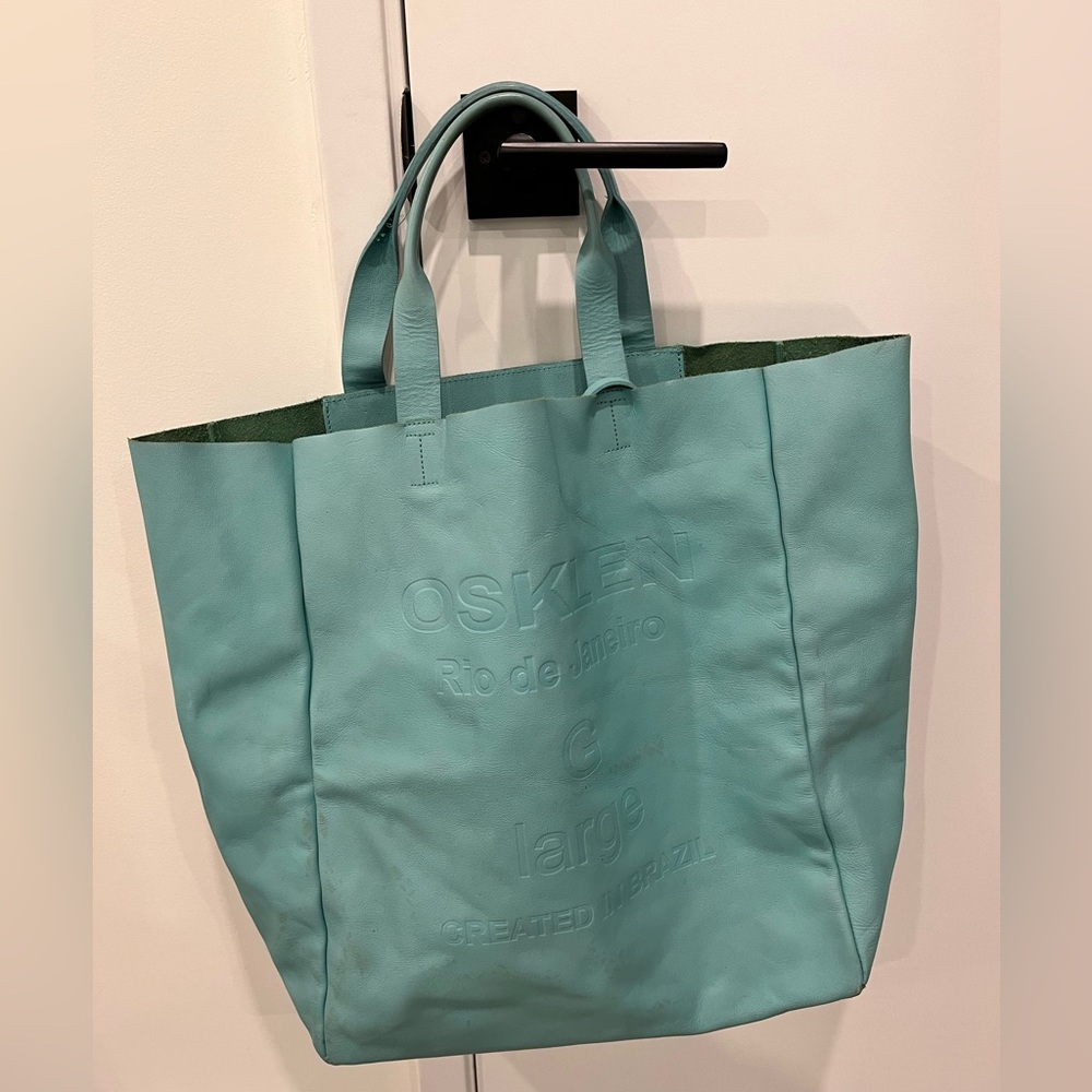 Osklen Leather large shopper